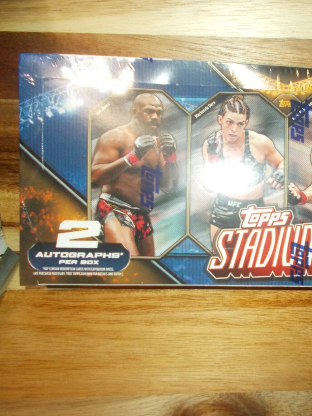 2025 Topps UFC Stadium Club Hobby Box SEALED Guarantee Autos + Relic